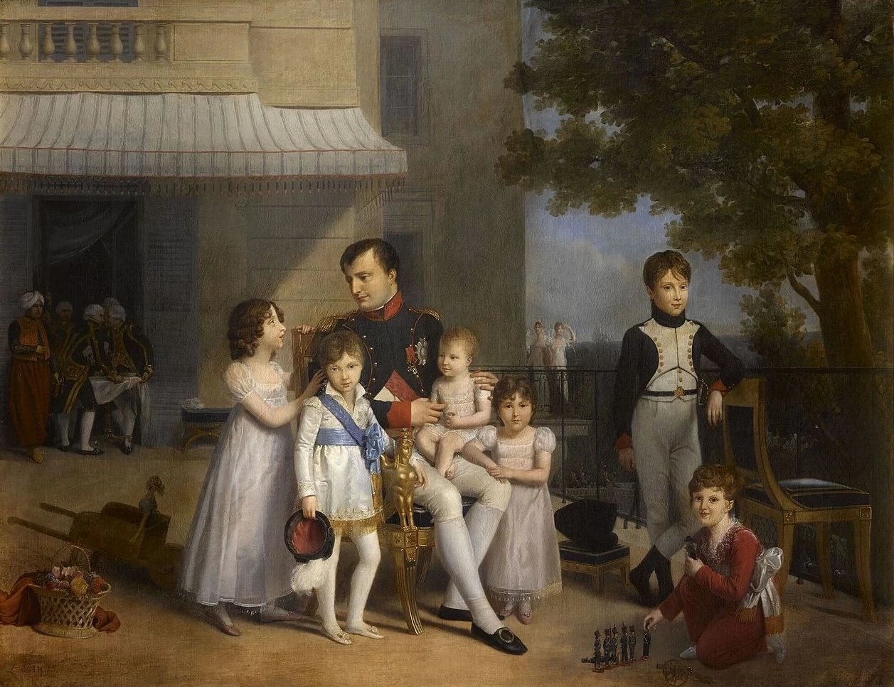 L'imperatore Napoleone I sulla terrazza di Saint - Cloud, 1810